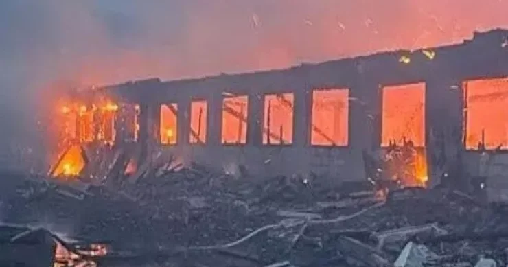 Şəmkirdə ferma yandı, mal qara tələf oldu