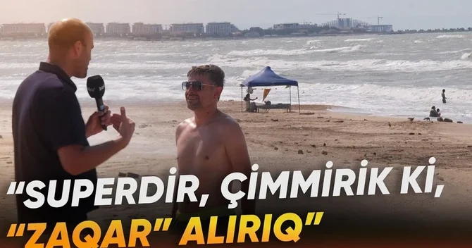 Küləkli havada özlərini riskə atanlar danışdılar: Bir balaca irəli getsən, dəniz aparar