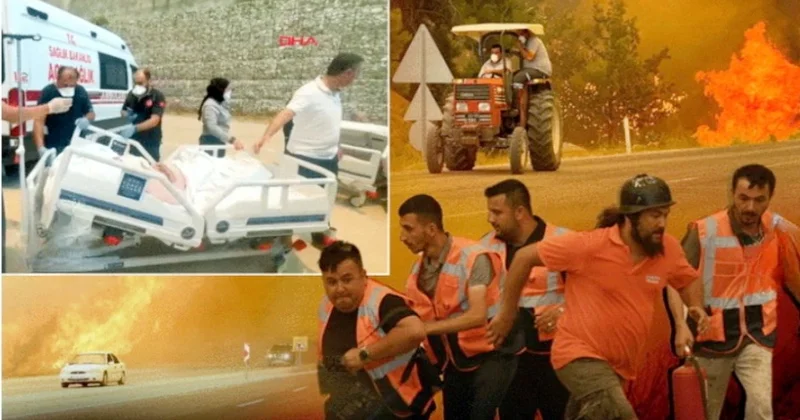 Türkiyədə üç vilayətdə meşə yanğınları: Xəstəxana boşaldıldı, magistral yol bağlandı