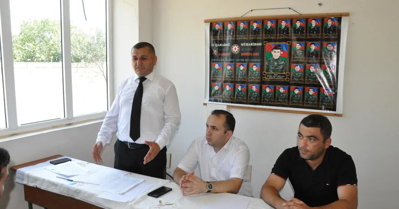 Şabran rayonunda layihə çərçivəsində ilk tədbir Daşlıyataq kəndində keçirilib