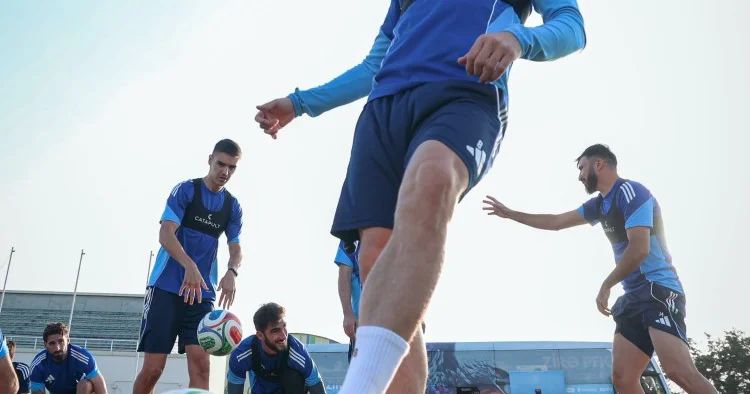 Zirə nin Payde matçıöncəsi son məşqi FOTOLAR