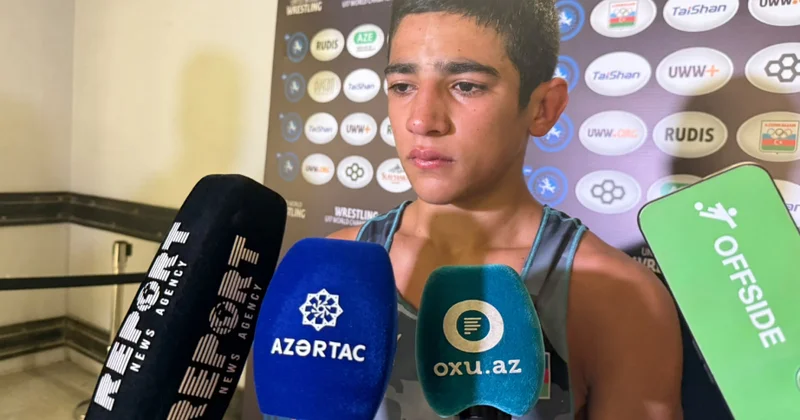 Finalda uduzan güləşçi: Dünya çempionu olmaq istəyirdim