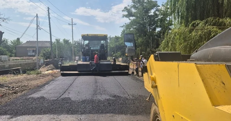Qusarda 6 kəndi birləşdirən yol YENİLƏNİR FOTO