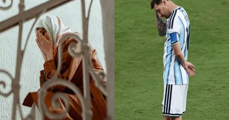 Kişi vədinə əməl etdi: Argentina uduzdu, arvadını boşadı