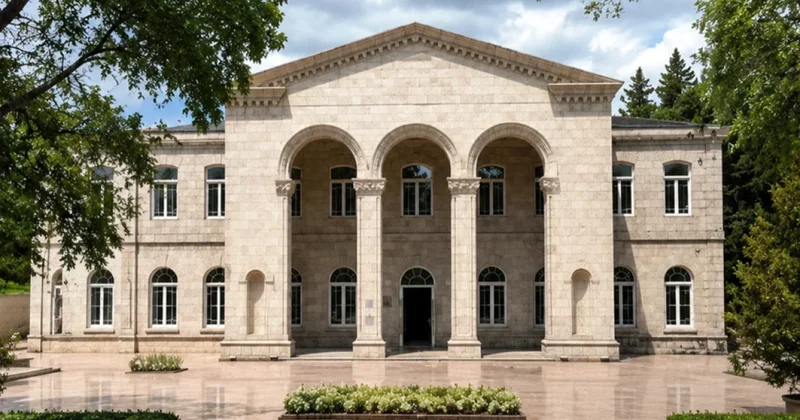 Xankəndi Dram Teatrının binasında bərpa konservasiya işləri aparılır