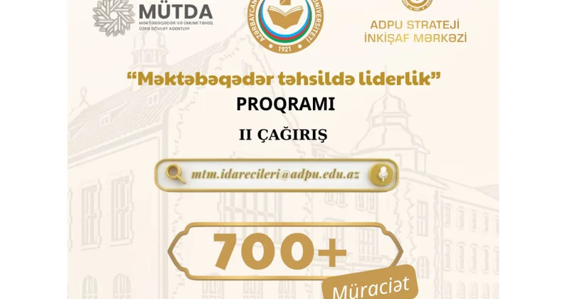 “Məktəbəqədər təhsildə liderlik” proqramının II çağırışı üzrə qeydiyyat başa çatıb