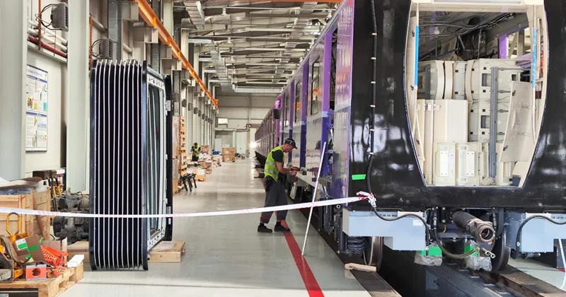 Bakı metrosunda 4 yeni vaqon FOTO