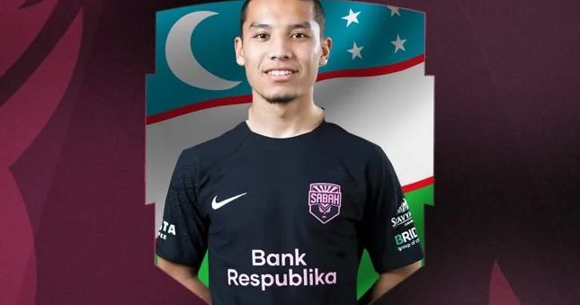 Sabah ın futbolçusu Özbəkistan millisində