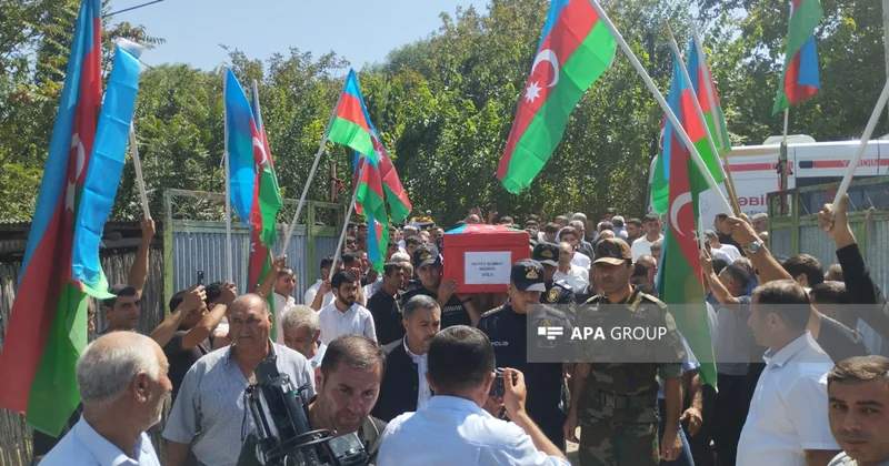 İtkin şəhid Sumbat Əliyevin nəşinin qalıqları Füzulidə dəfn edilib FOTO YENİLƏNİB VİDEO