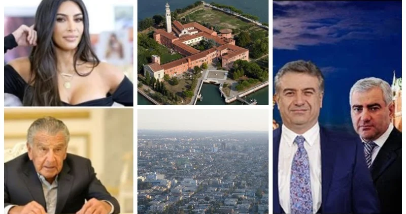 ABŞ dakı Kiçik Ermənistan, Venetsiyadakı Erməni adası İcraçı Kim Kardaşyan