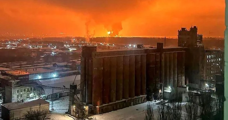 Ukrayna Bryanskda neft obyektinə hücum edib