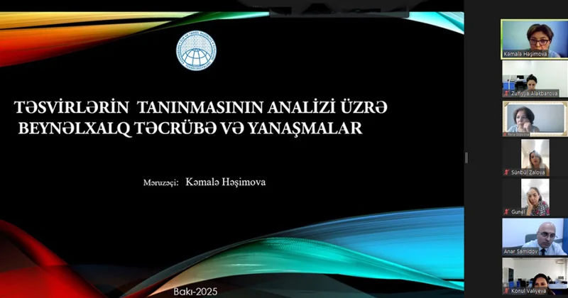Təsvirin tanınmasının analizi problemləri üzrə beynəlxalq təcrübə araşdırılır