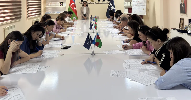 Agentlik bir sıra peşə ixtisasları üzrə imtahan keçirib