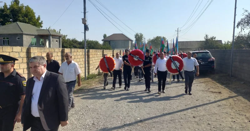 32 ildən sonra nəşi tapılan şəhid Natiq Kərimov Qaxda torpağa tapşırılıb