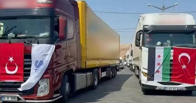 Türkiyə ilə Suriya arasında avtomobil yolu ilə yükdaşımalar bərpa olunub