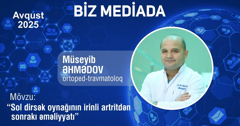 Sol dirsək oynağının irinli artritdən sonrakı əməliyyatı