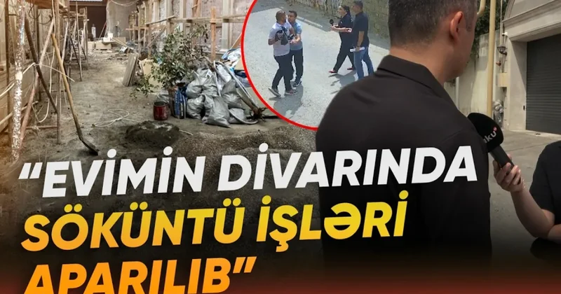 Yol zəbt olunub, yoxsa evin sərhədidir? VİDEO