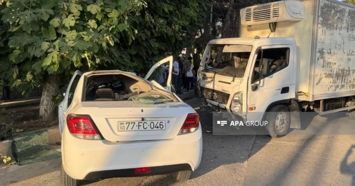 Şirvanda dəhşətli qəza ölən və yaralanan var FOTOLAR