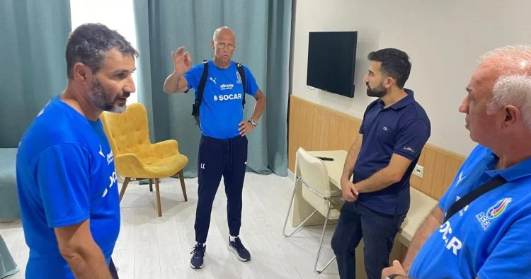 AFFA nın Texniki Direktoru Bayıl Arena Futbol İnkişaf Mərkəzində olub FOTO