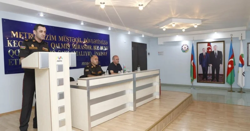 FHN Bakı Metropolitenində yanğın təhlükəsizliyinə dair tədbirlər keçirib