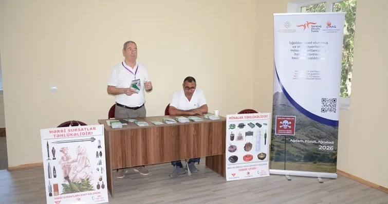 Ağdam rayonunda mina təhlükəsizliyinə daur maarifləndirmə tədbirləri davam etdirilir