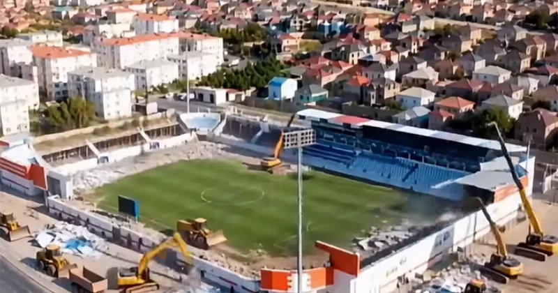 “Sabah”ın stadionu Aİ ilə 30 minlik oldu Video