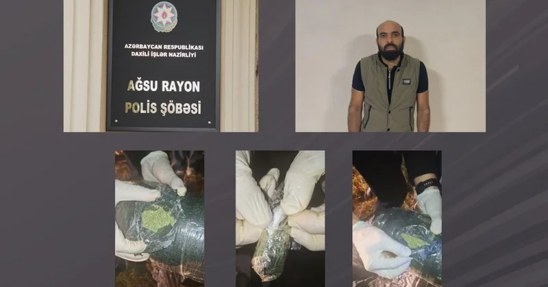 Ağsuda narkotik satışı ilə məşğul olan şəxs tutuldu