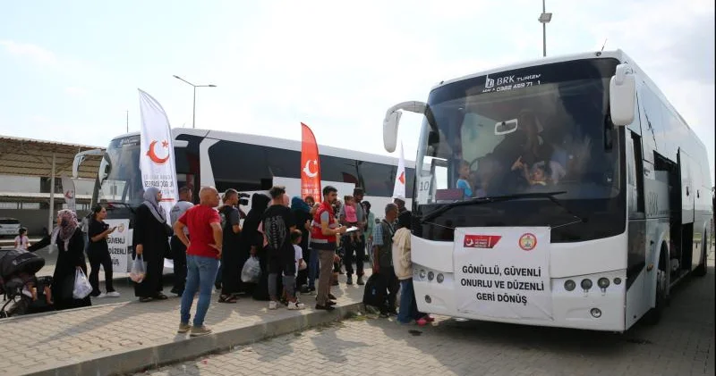 509 min suriyalı Türkiyədən öz ölkələrinə qayıdıb