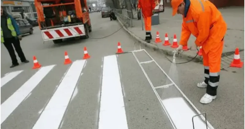 Sumqayıtda 350 min manata yol cizgiləri çəkiləcək