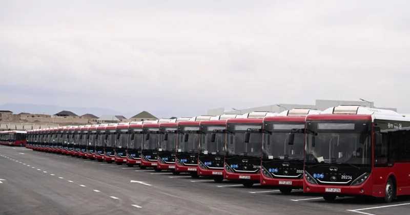 Gəncədəki müasir avtobus avtoparkından FOTOLAR