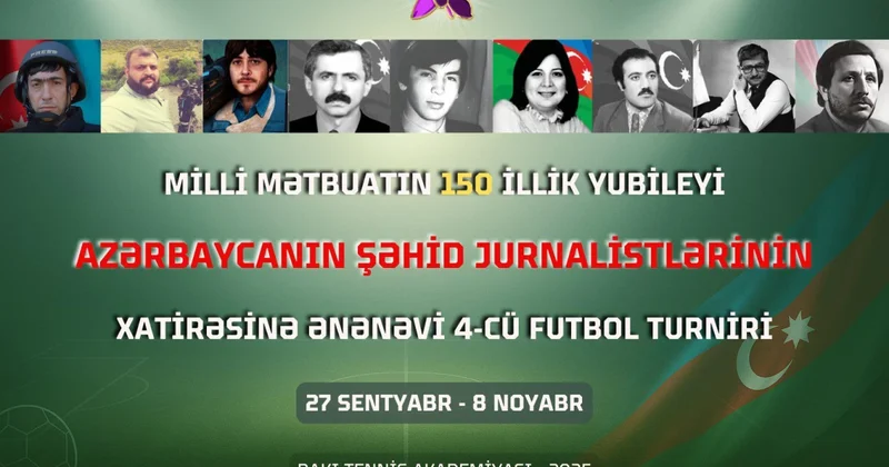Bakıda IV Ənənəvi Minifutbol Turnirinin açılış mərasimi olub FOTO