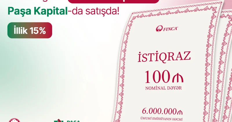 “FINCA Azerbaijan”dan hər kəs üçün sərfəli qazanc imkanı! İLLİK 15% GƏLİR