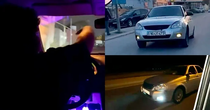 “Priora” ilə “avtoş”luq edən sürücü videolarını “TikTok”da paylaşdı VİDEO