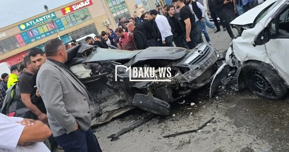 Sədərəkdə baş verən ağır qəzanın ANBAAN GÖRÜNTÜSÜ