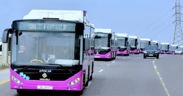 Artım yalnız elektrik və CNG avtobuslara aiddir