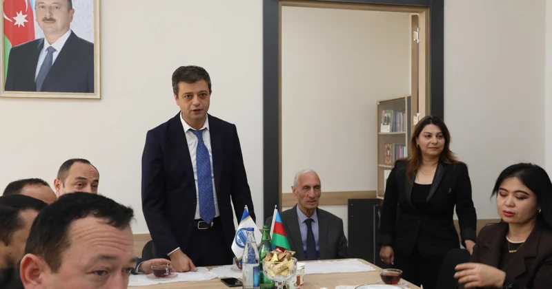 II Azərbaycan Özbəkistan Media Forumunda iştirak edən özbəkistanlı jurnalistlər BDU da olublar