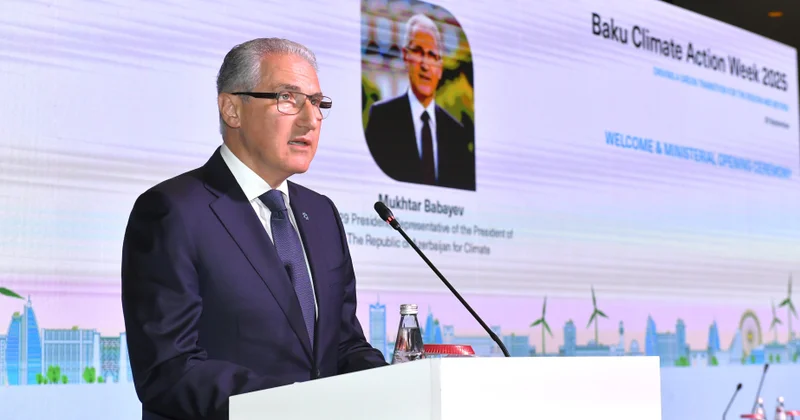 COP29 un Prezidenti: Xəzərin qorunması yalnız ekoloji məsələ deyil, həm də iqtisadi və sosial əhəmiyyətə malikdir