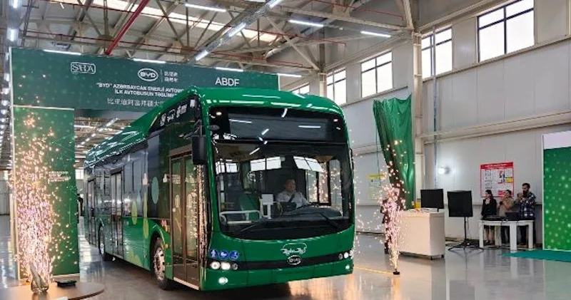 İsgəndər Xəlilovun zavodunda istehsal olunan BYD avtobusları istifadəyə verildi