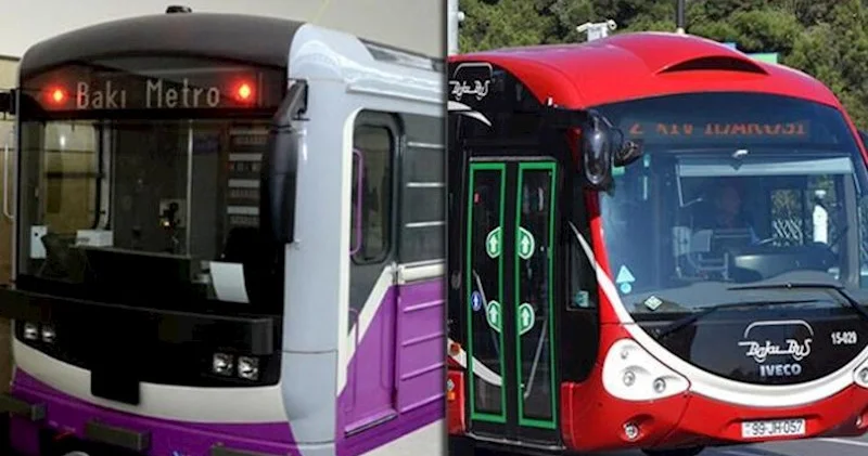 Azərbaycanda avtobus və metronun yeni qiymətləri SİYAHI