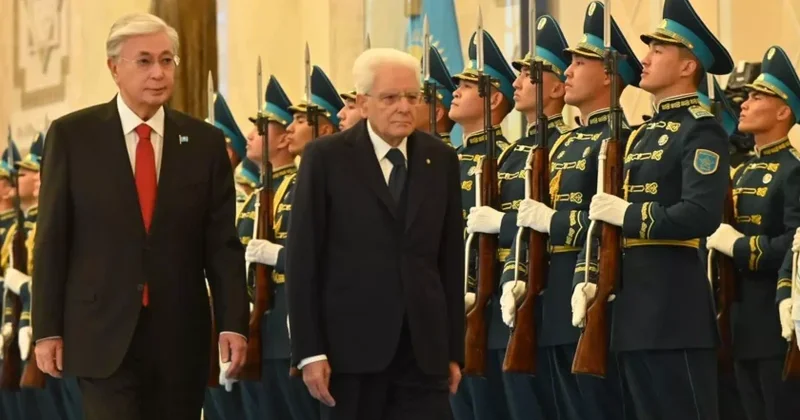 İtaliya prezidenti Qazaxıstana gəlib