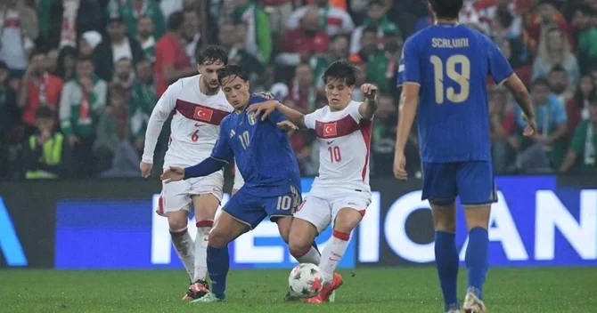 UEFA Millətlər Liqası: Türkiyə İtaliyaya böyük hesabla uduzub