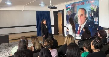 Milli Məclisin deputatı Pərvanə Vəliyeva seçicilərlə görüşüb