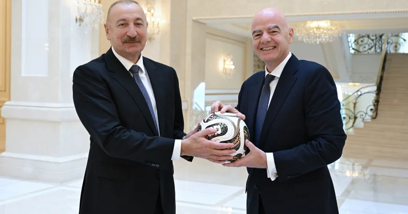 FIFA prezidenti Bakıda qəbul edildi
