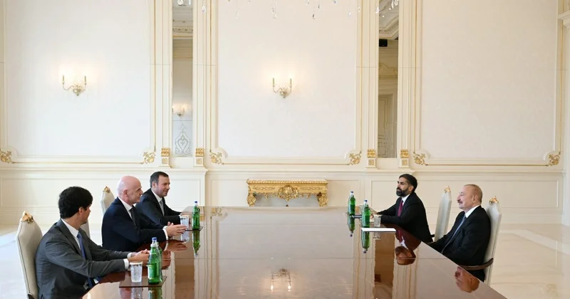 Инфантино на приеме у Алиева