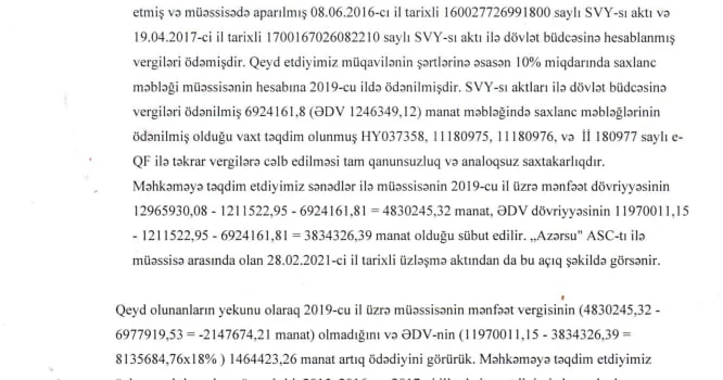 Həbsdə olan iş adamı Süleyman Babayevdən Apellyasiya Məhkəməsinə MƏKTUB Sübutlar nəzərə alınacaqmı? FOTO