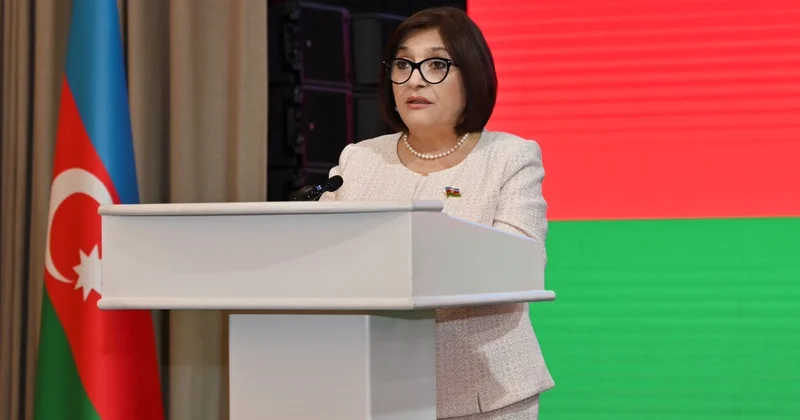 Сахиба Гафарова выступила с речью на мероприятии в Баку по случаю национального праздника Словакии (ФОТО)