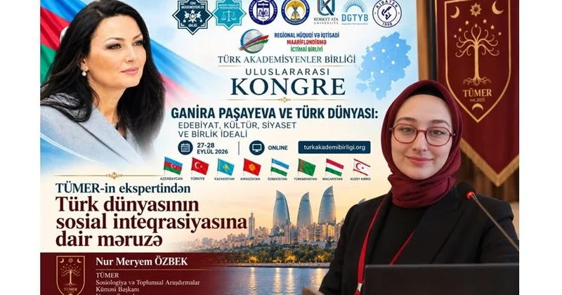 TÜMER eksperti Nur Meryem Özbek beynəlxalq konqresdə məruzə edib