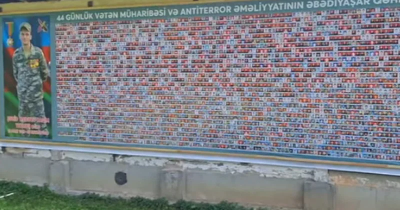 Bu evdə üç mindən çox şəhidin siması yaşayır... Fotolar