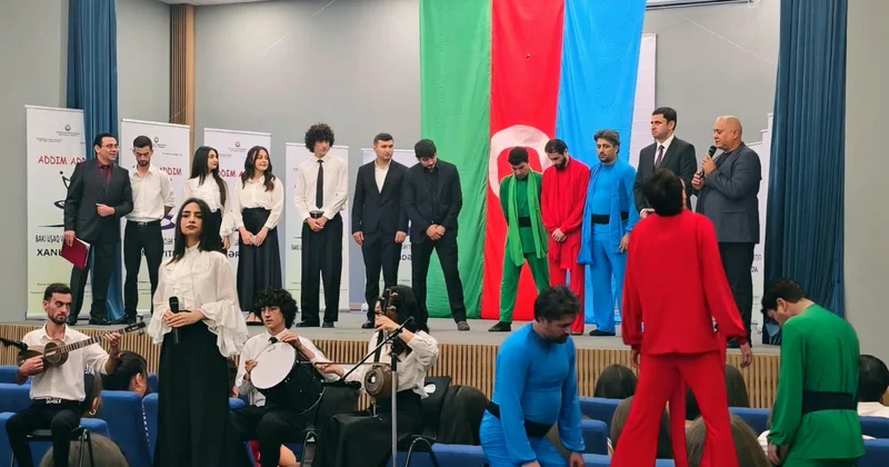 Bakı Uşaq və Gənclər Teatrı Xankəndində müharibənin 6 cı ildönümü qeyd olunub FOTO