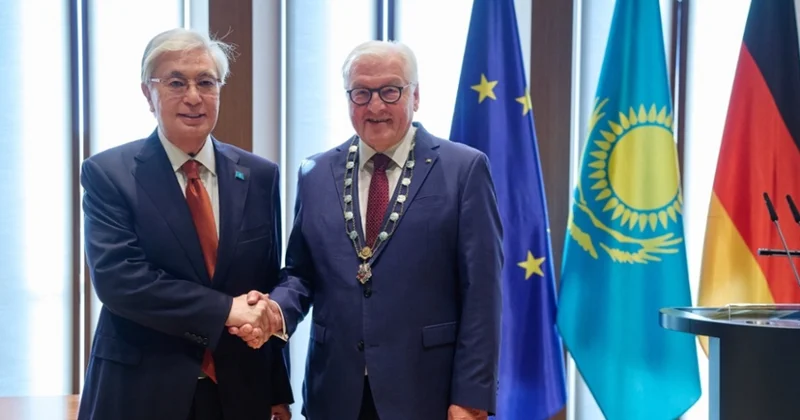 Qazaxıstan Prezidenti Almaniyaya səfər edib